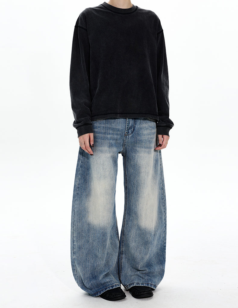 MADWITCH SLUB WIDE DENIM #G6669