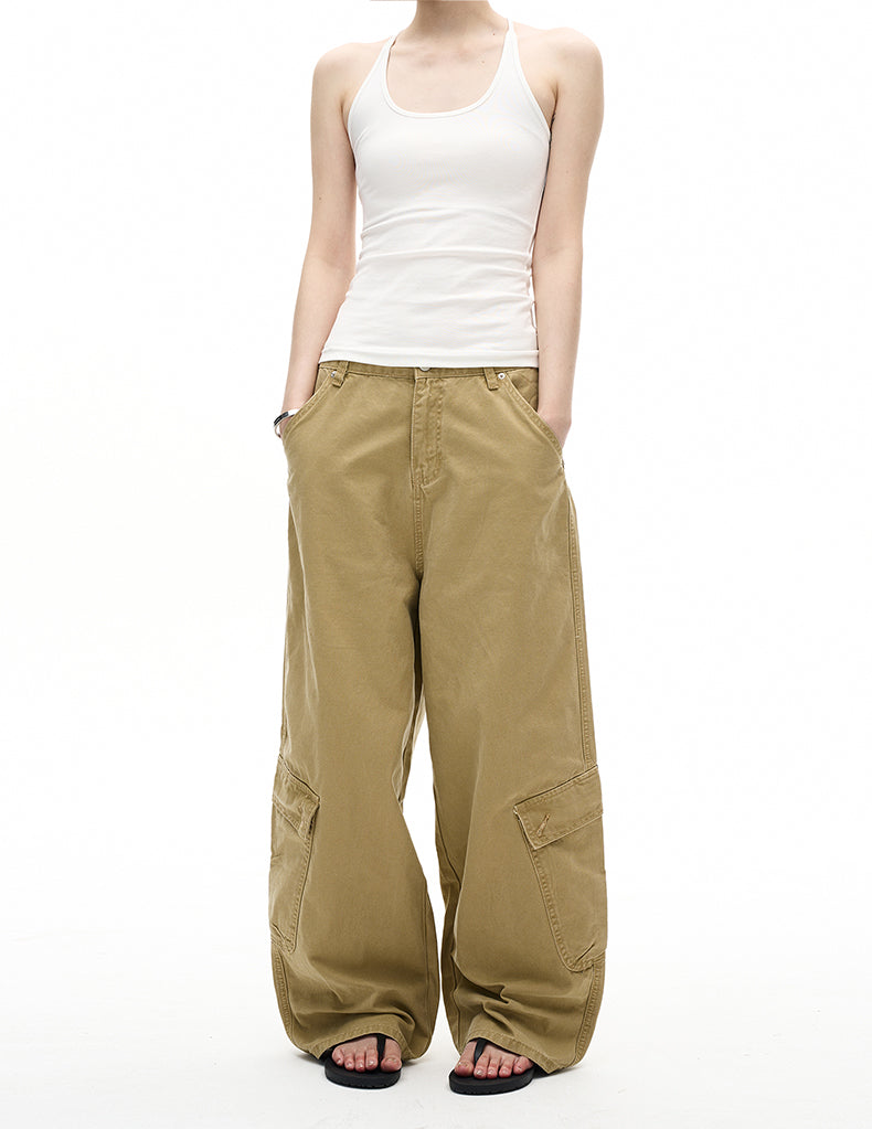 MADWITCH VINTAGE WASHED CARGO PANTS #4670