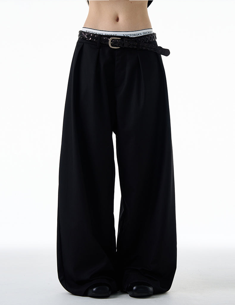 MADWITCH TAILORED DRAPED TROUSERS #C893