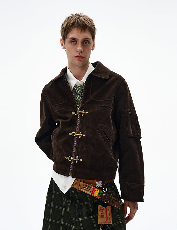 MADWITCH UNISEX PATCHWORK RETRO JACKET #MD256081