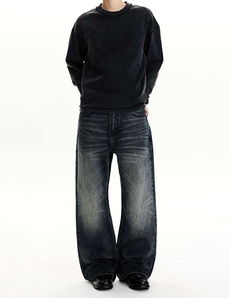 MADWIT CHDARK BLUE WASHED JEANS #CK5568