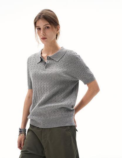 MADWITCH KNIT POLO TSHIRT #YF901