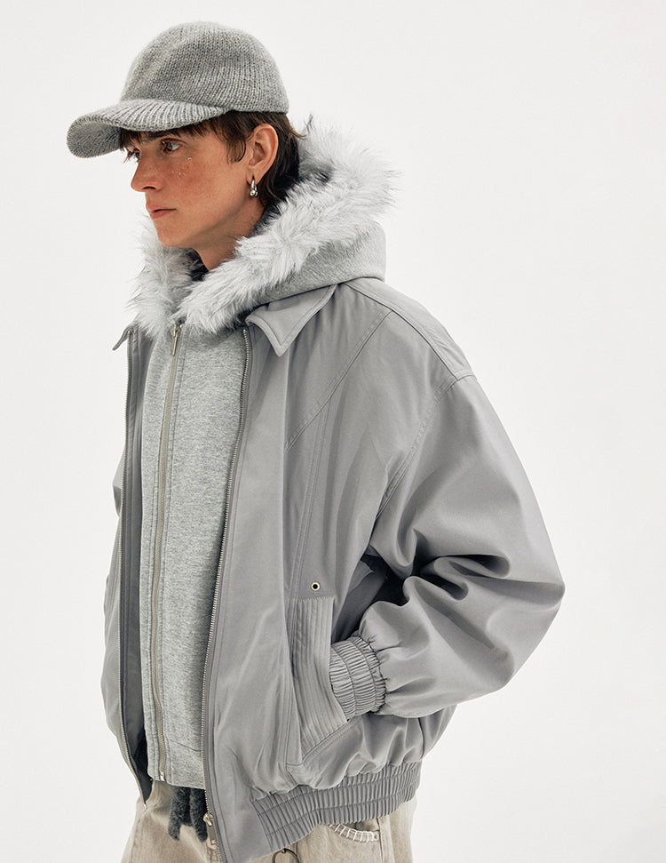 MADWITCH FAUX SHEAR PARKA #990919