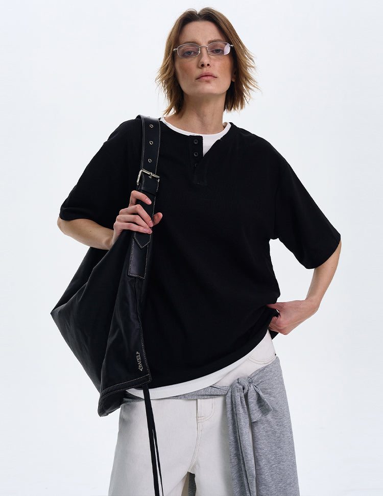 MADWITCH LAYERED DESIGN SHIRT #AW2549