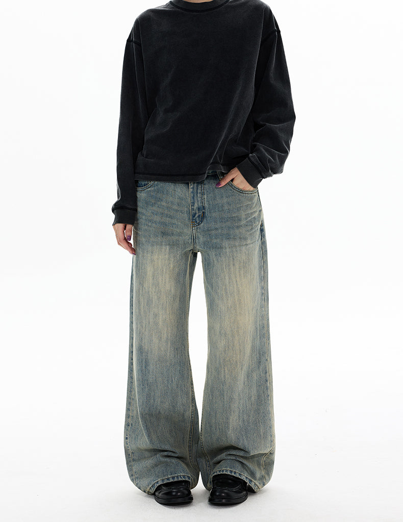 MADWITCH BAMBOO WASH STRAIGHT JEANS #GPC5577N