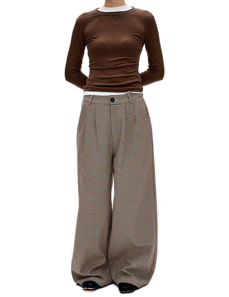 MADWITCH DOGTOOTH PATTERN PANTS #OM6503