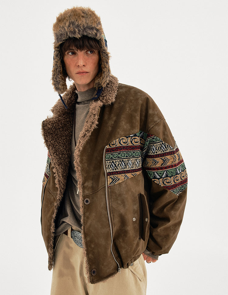 MADWITCH FOLK SUEDE PARKA #MY0210