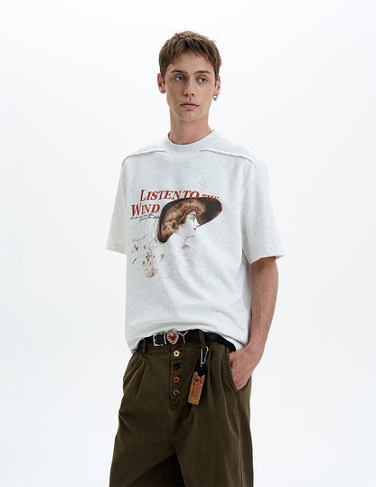 MADWIT VINTAGE GRAPHIC TEE #25081