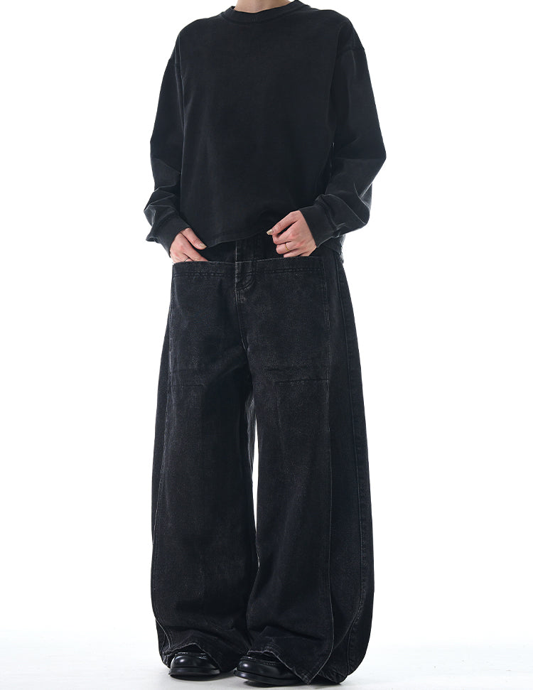 MADWITCH VINTAGE NICHE DENIM PANTS #G6633