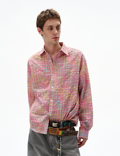MADWITCH UNISEX BUBBLE COTTON LONG SLEEVE SHIRT #CR6218