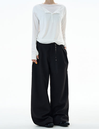 MADWITCH UNISEX WIDE LEG CASUAL DRESS PANTS #N1665
