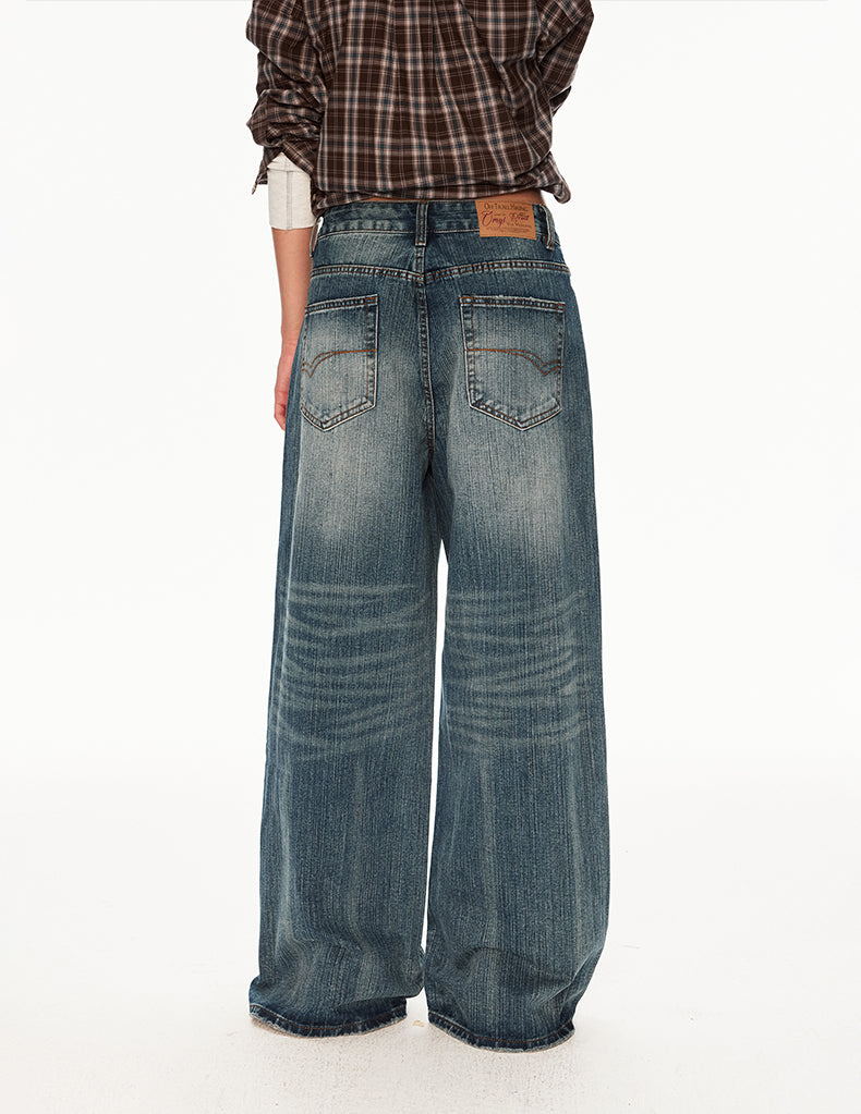 MADWIT HIGH STREET WIDE JEANS #DR8812