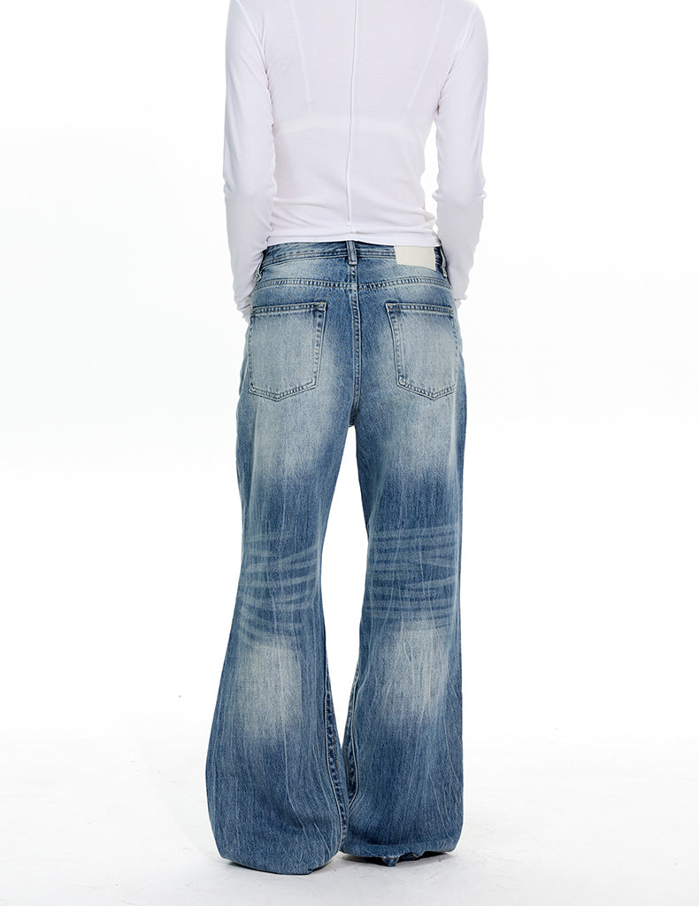 MADWITCH LIGHTNING WASH FLARE JEANS #CN5561