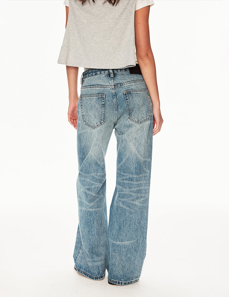 MADWIT VINTAGE STRAIGHT JEANS #GPC5590