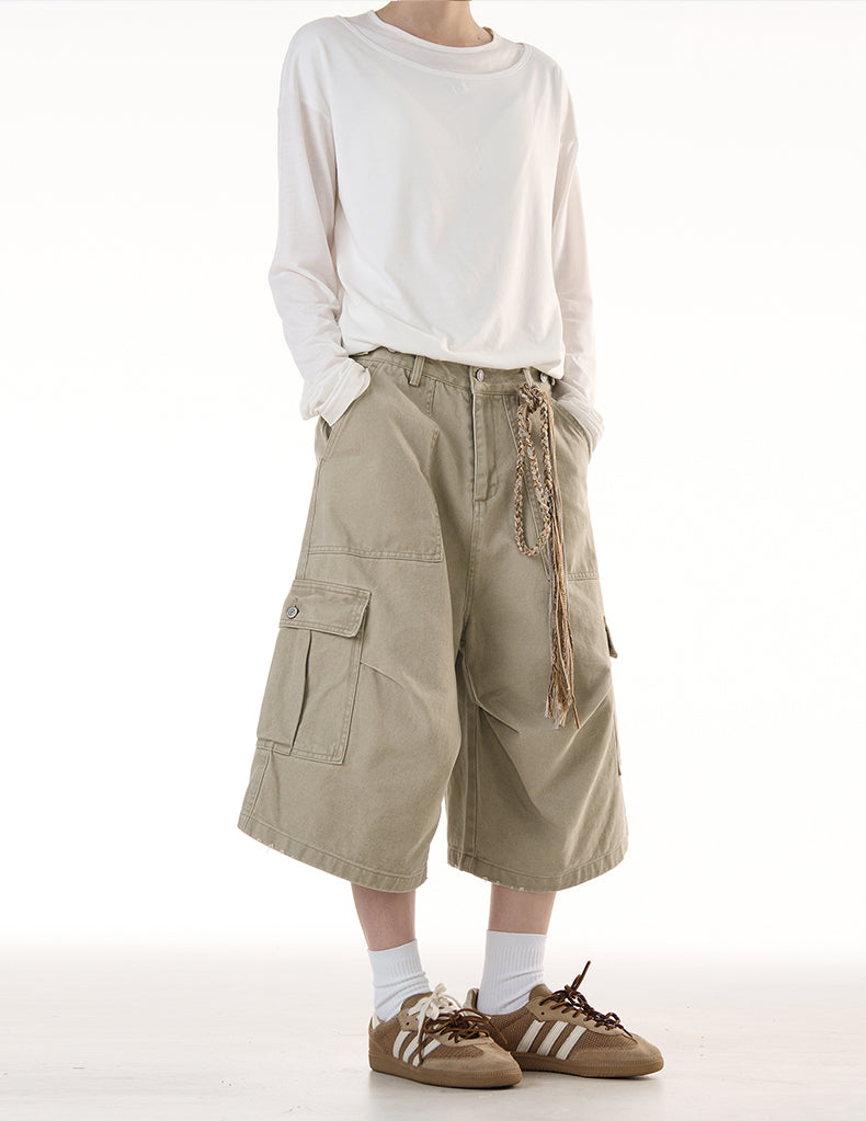 MADWITCH VINTAGE WORKWEAR SHORTS #CK238D
