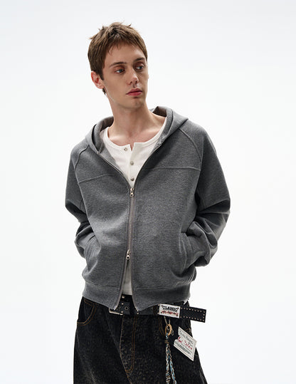 MADWITCH UNISEX HOODED CARDIGAN COAT #RH44