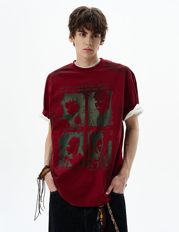 MADWITCH GRAPHIC CASUAL TEE #25703