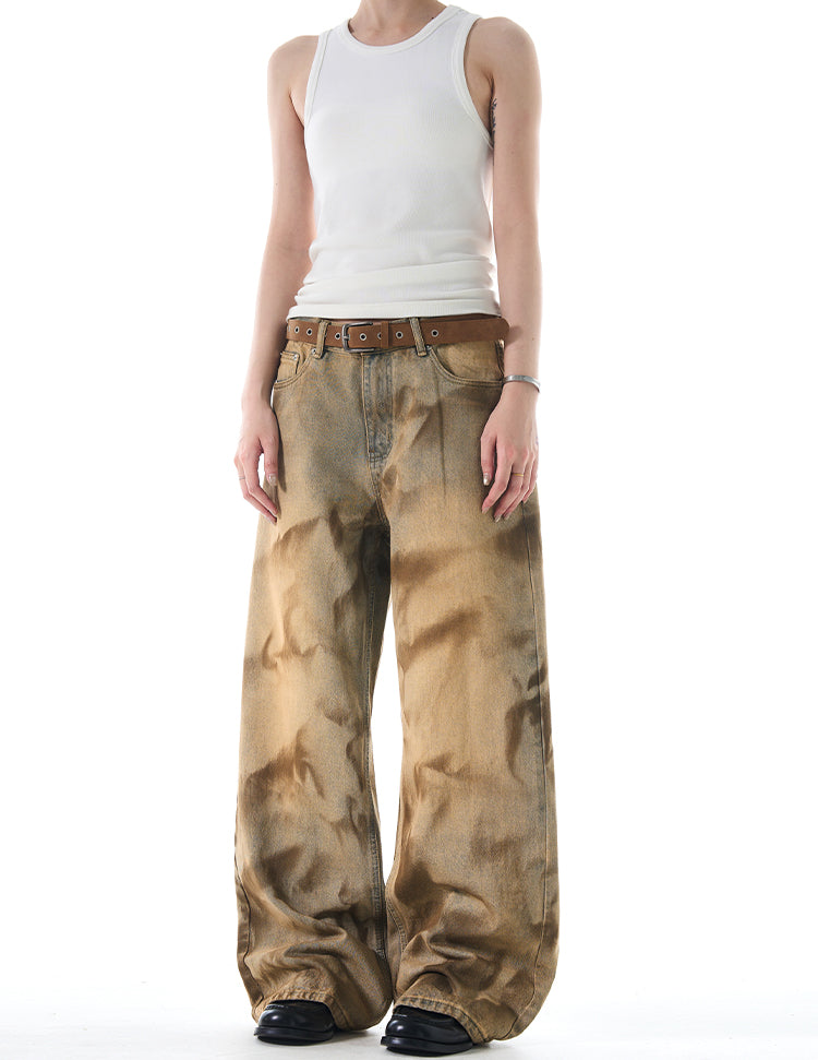 MADWITCH NICHE WASTELAND-STYLE JEANS #FX061
