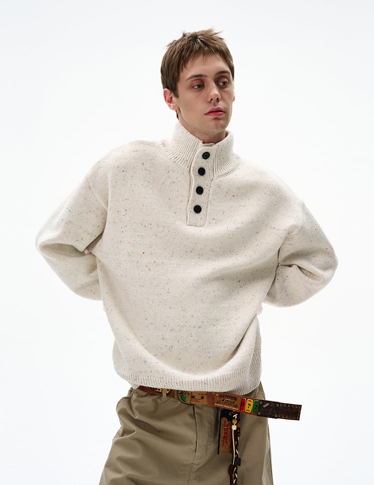MADWITCH UNISEX TURTLENECK KNIT SWEATER #AB1093