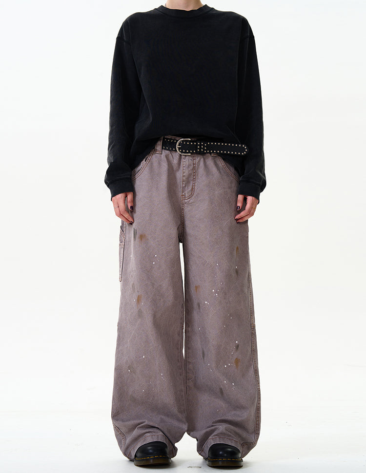 MADWITCH STREET STYLE STRAIGHT-LEG JEANS #CK3355