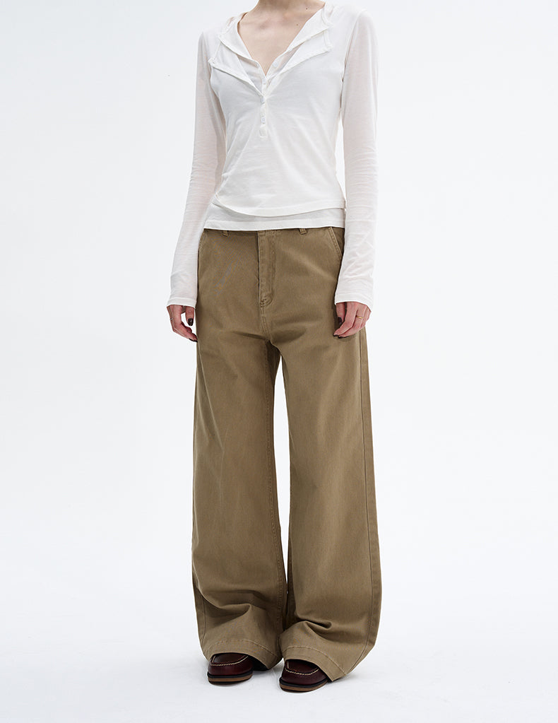 MADWITCH MINIMAL STRAIGHT PANTS #CK6902