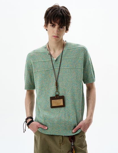 MADWITCH ELEGANT V-NECK TEE #YF897