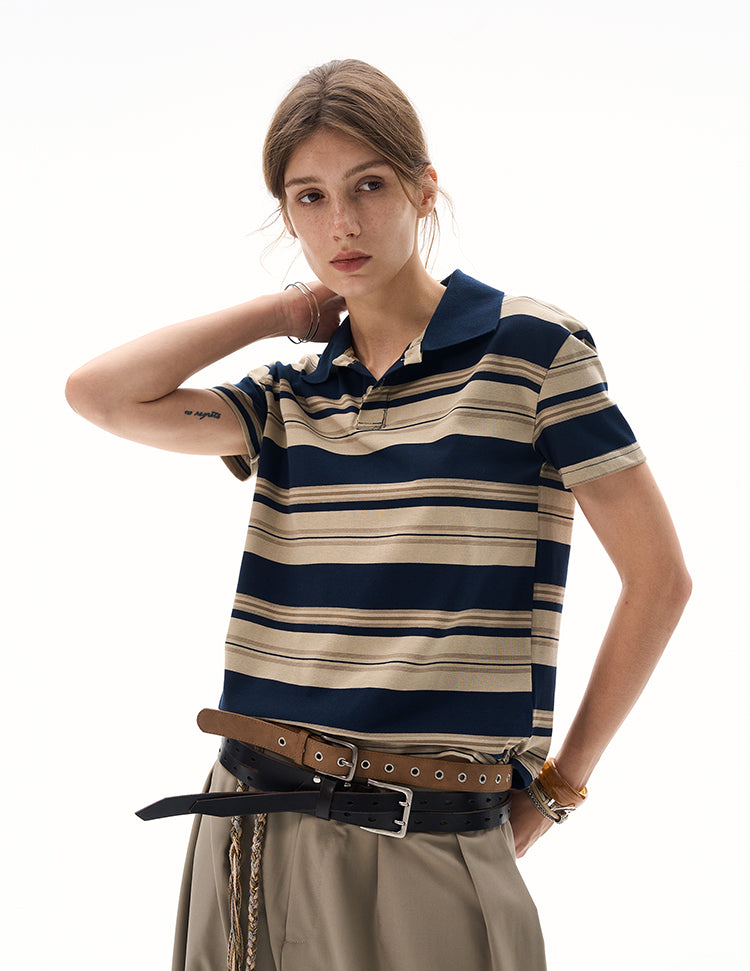 MADWITCH DISTRESSED VINTAGE POLO #G1306