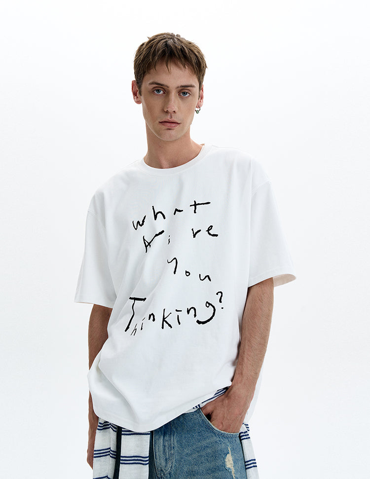MADWITCH HAND DRAWN GRAPHIC TEE #UT007