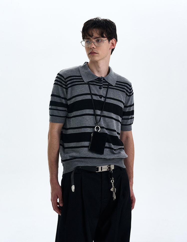 MADWITCH POLO KNIT SHORT SLEEVE TEE #27320