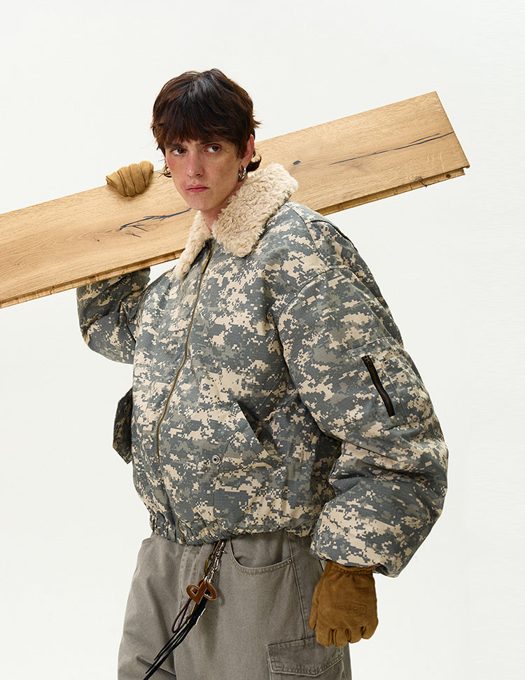 MADWITCH CAMOFLAGE BOMBER JACKET #0194