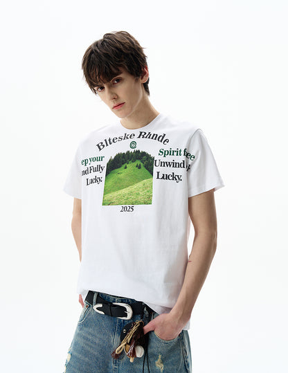MADWITCH BOXY CROPPED TEE #L893