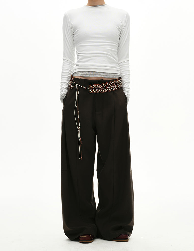 MADWITCH PLEAT DRAPE TROUSERS #UTU032