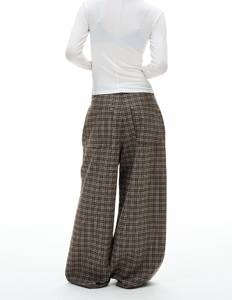 MADWITCH PLEAT TWEED PANTS #C950