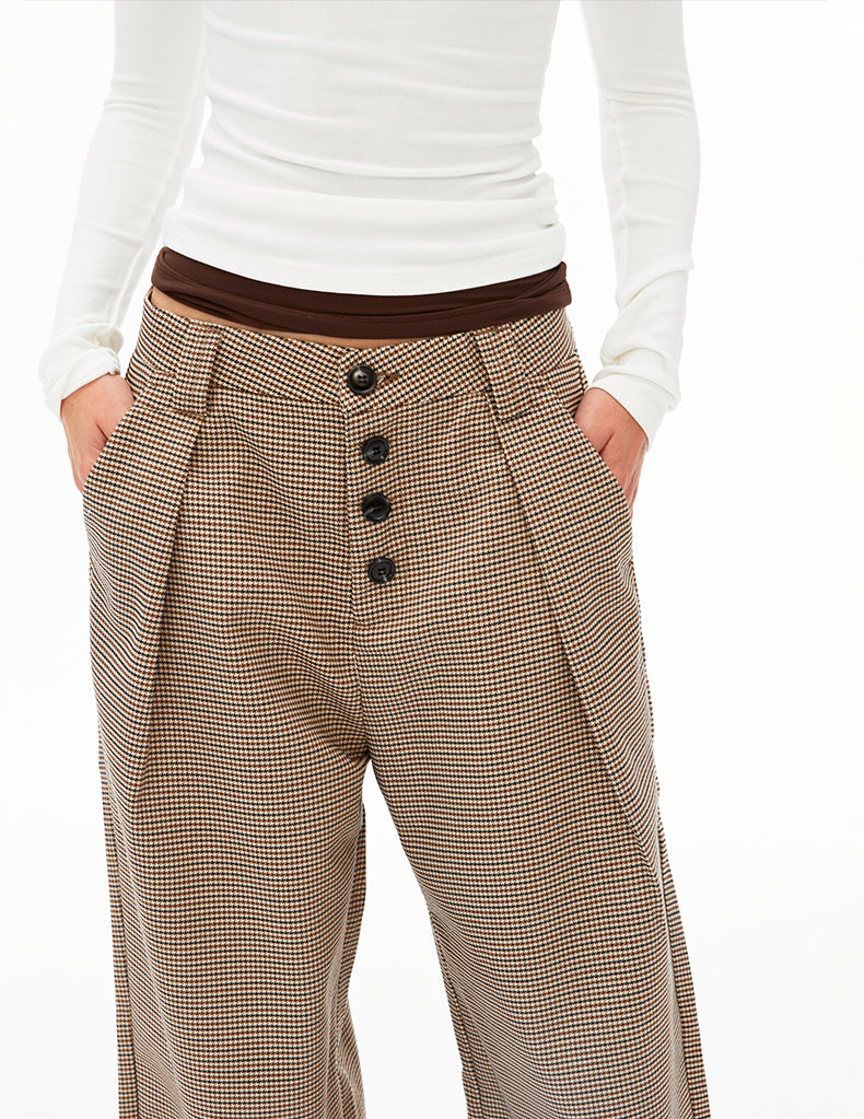 MADWIT HERITAGE DRAPED TROUSERS #CK6929