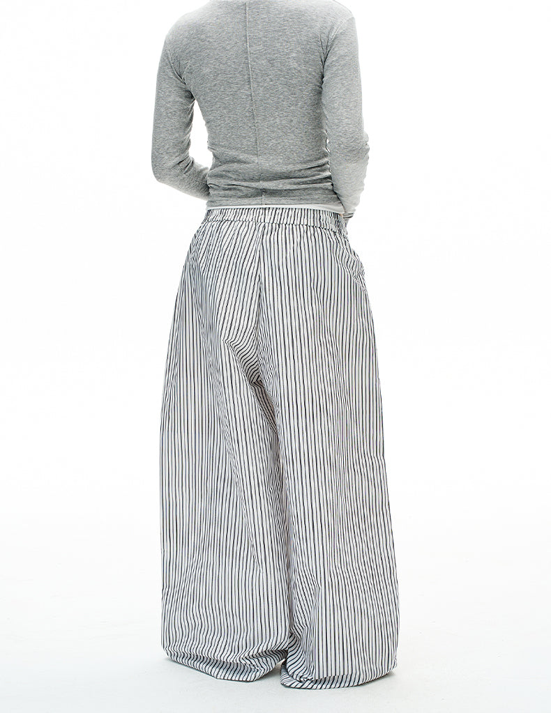 MADWITCH LAZY STRIPE TROUSERS #C935
