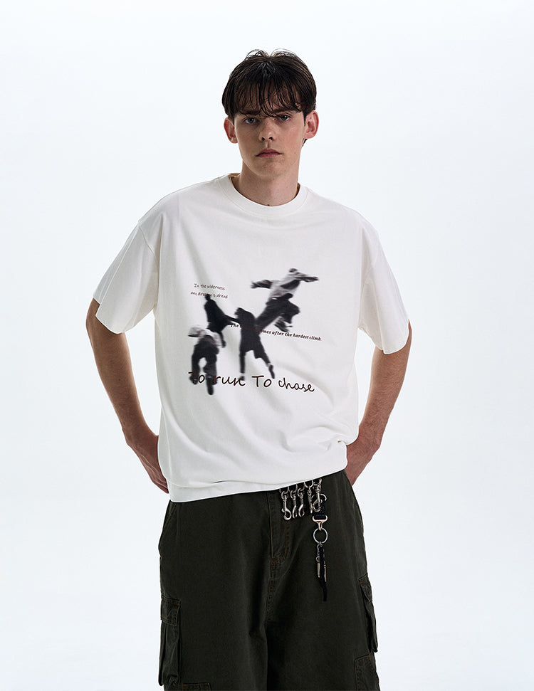 MADWITCH STREET STYLE PRINT TEE #RT196
