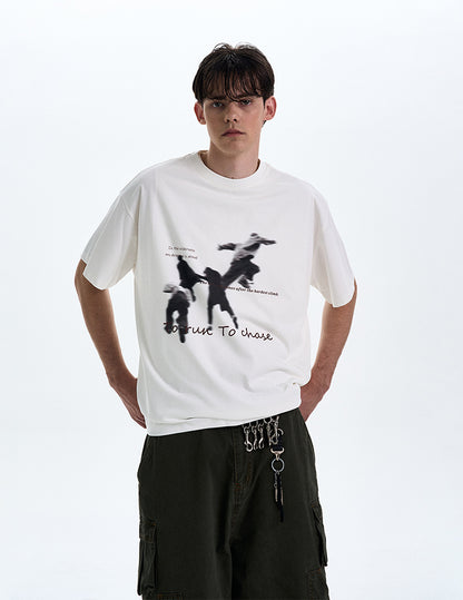 MADWITCH STREET STYLE PRINT TEE #RT196