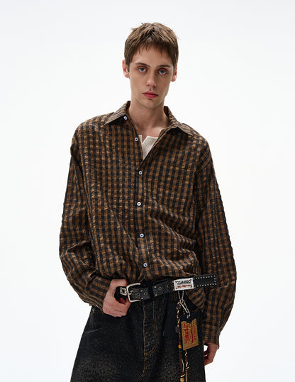 MADWITCH UNISEX BUBBLE GAUZE SHIRT #CR6237