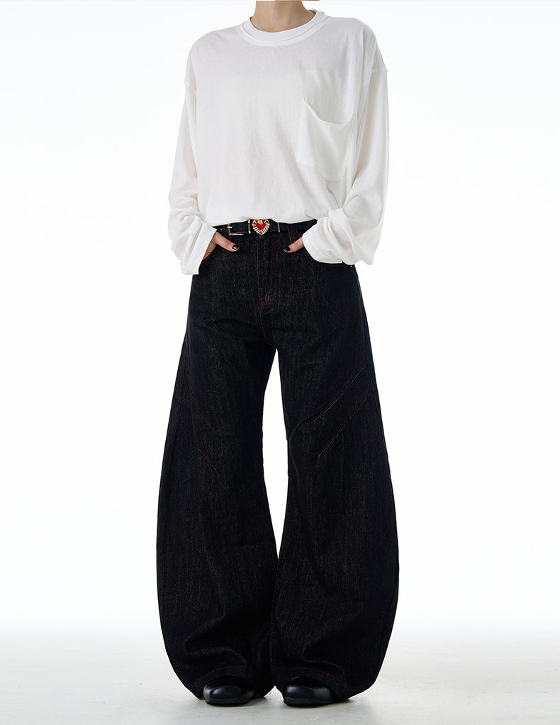 MADWITCH VINTAGE ANKLE-WRAP DENIM #G6697