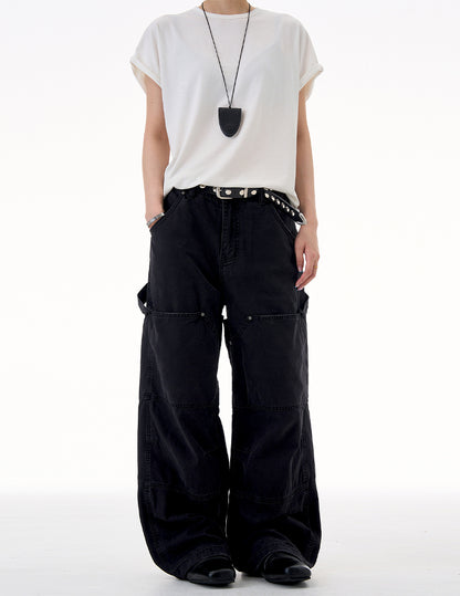 MADWITCH PATCHWORK LUMBERJACK PANTS #HK3552