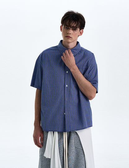 MADWITCH PREPPY PLAID SHIRT #CR216