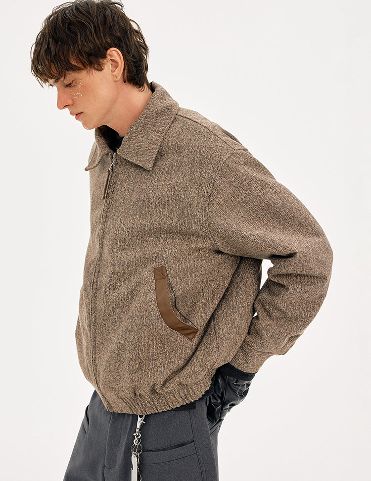 MADWITCH NOTCHED COLLAR QUILTED OVERCOAT #OY2557