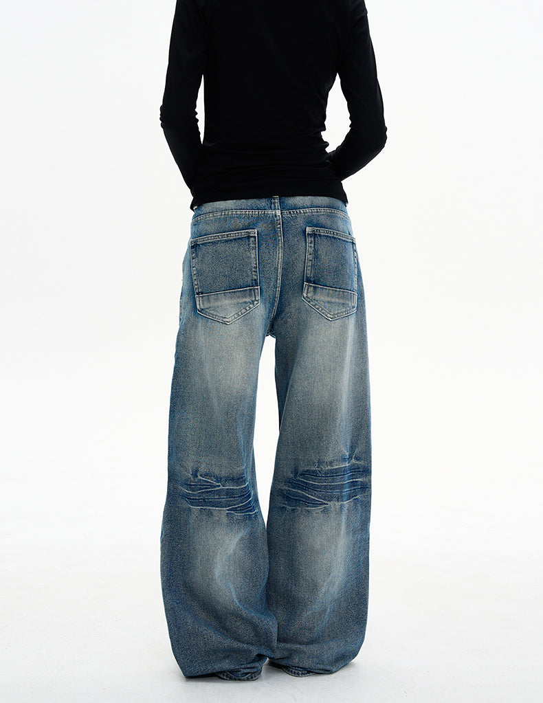 MADWITCH CRACK STRAIGHT DENIM #G6426