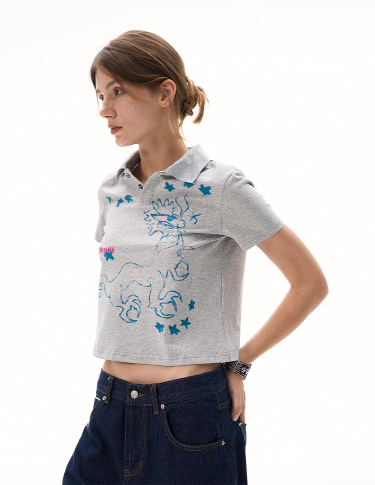 MADWITCH SUMMER PRINTED T-SHIRT #L989