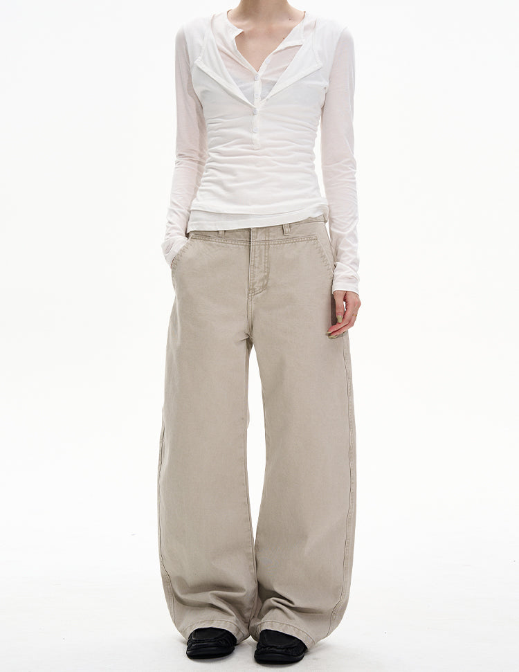 MADWITCH CLEAN SLUNG TROUSERS #CK3573