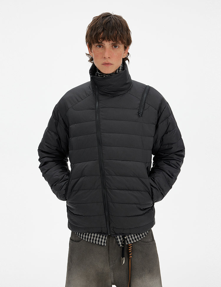 MADWITCH MINIMALIST ZIP PUFFER JACKET #BM313