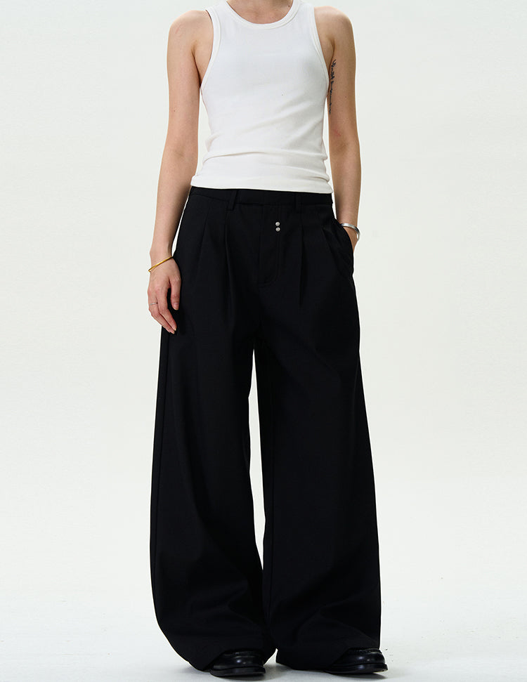 MADWITCH CASUAL STRAIGHT LEG TROUSERS #CK6619
