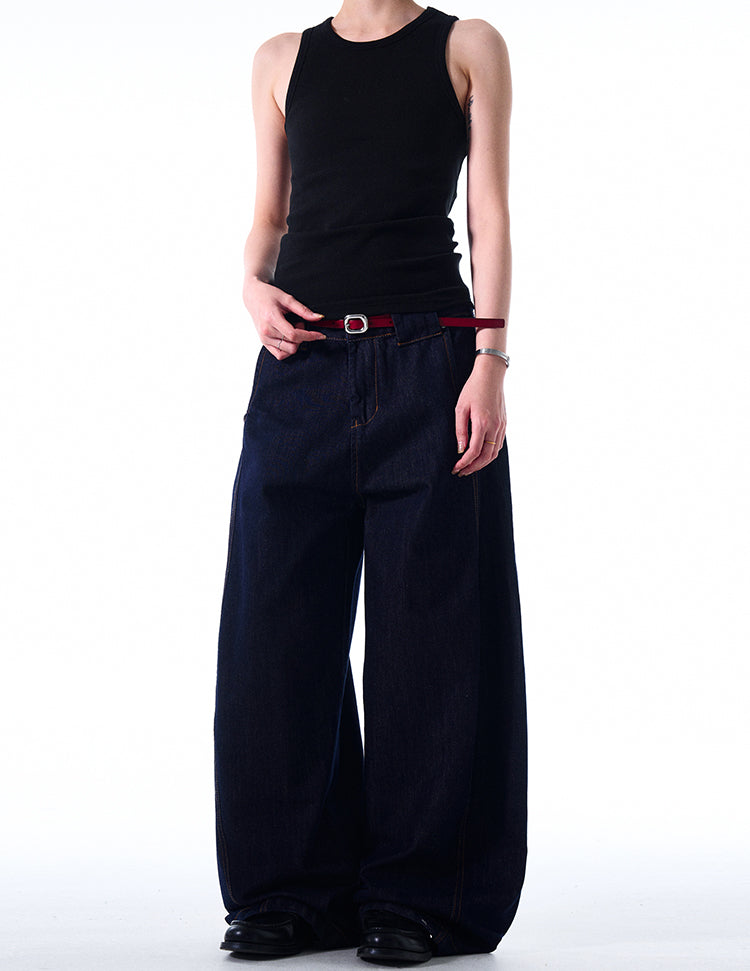 MADWITCH SIMPLE LOOSE-FIT JEANS #6480-1