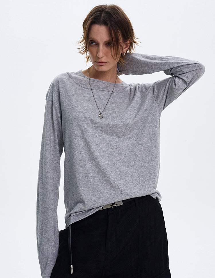 MADWITCH LAYERED DESIGN LIGHTWEIGHT LONG SLEEVE #27302