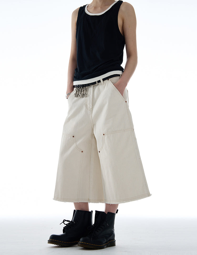 MADWITCH LUMBERJACK STYLE WORKWEAR DENIM JEANS #CK3500D